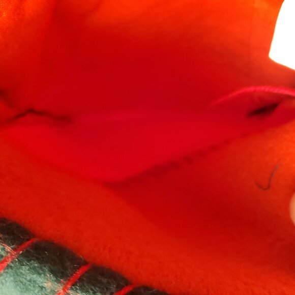 Christmas Red/Green Puppy Bone Felt Dog Stocking W/ Adorable Resin Puppy - Picture 7 of 7